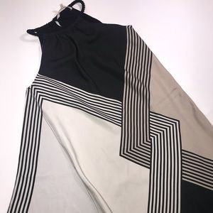 Rachel Roy Black & White handkerchief dress